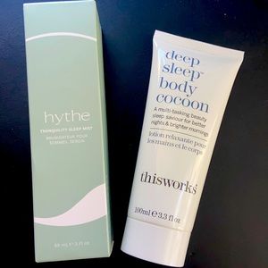 Hythe sleep mist & thisworks lotion